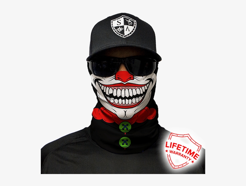 Joker Face Shield - Clown Face Shield, transparent png