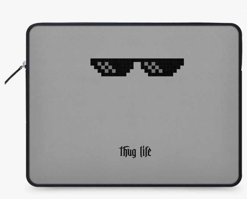 Dailyobjects Thug Life Ballistic Nylon Zippered Sleeve - Emblem, transparent png