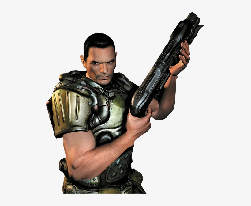 Doomguy 3 Rende - Doom 3: Resurrection Of Evil Expansion Pack, transparent png