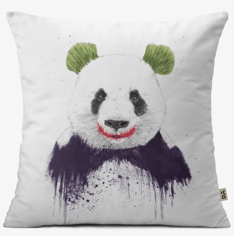 Dailyobjects Joker Face 12" Cushion Cover Buy Online - Panda Joker, transparent png