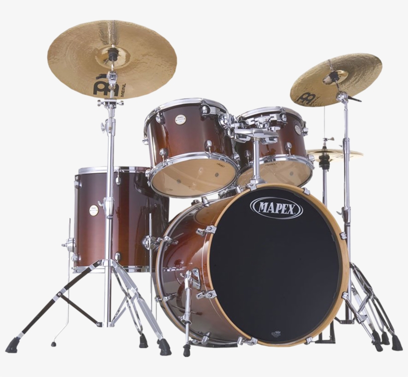 Explore Percussion Drums, Drum Sets, And More - Mapex Meridian Maple Candy Apple, transparent png