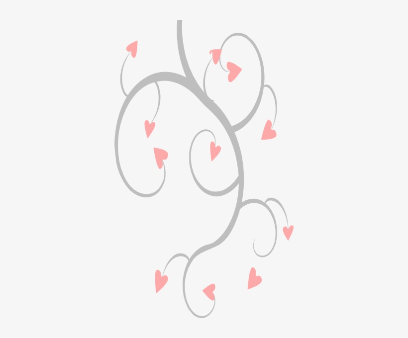 Pink And Grey Scroll Clipart Png For Web, transparent png