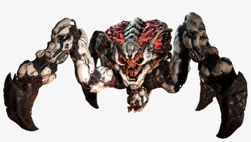 Doom Spider Boss Header - Doom 2016 Board Game, transparent png