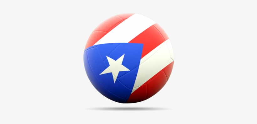 Illustration Of Flag Of Puerto Rico - Puerto Rico Volleyball Logo, transparent png