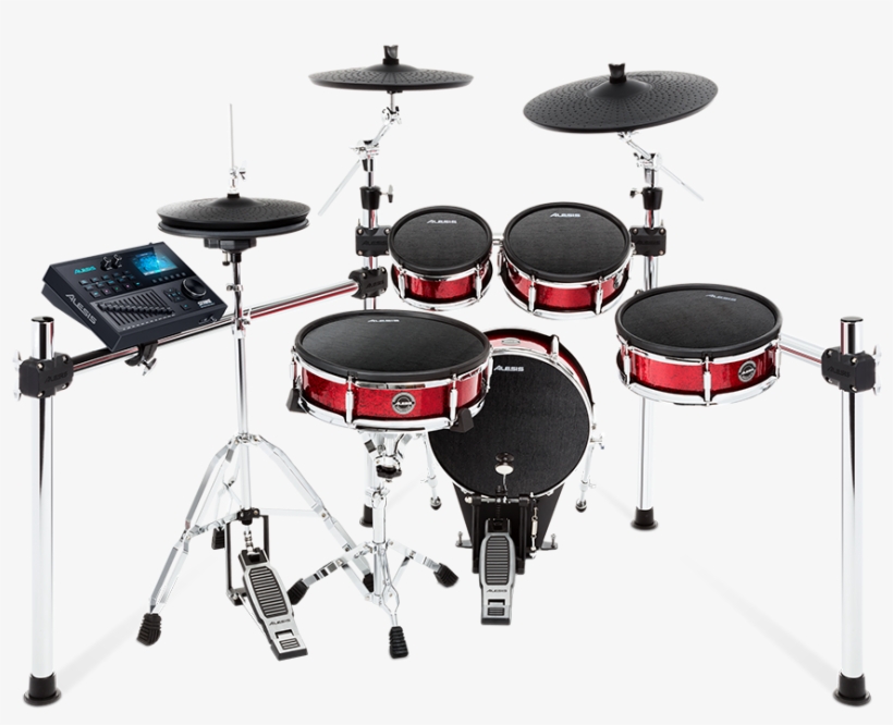 Electric Drum Kit Alesis, transparent png