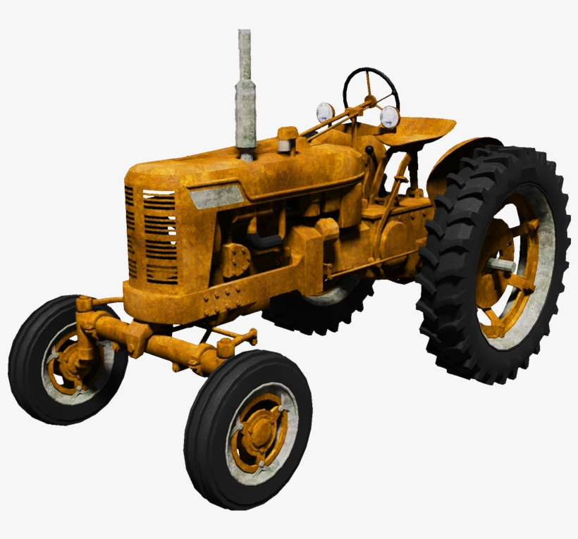 Tractor Png - Old Tractor Transparent Background, transparent png