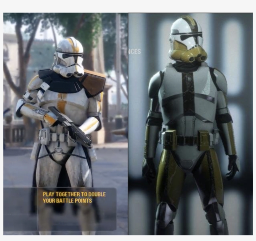 [ Img] - Star Wars Battlefront 2 Clone Skins, transparent png