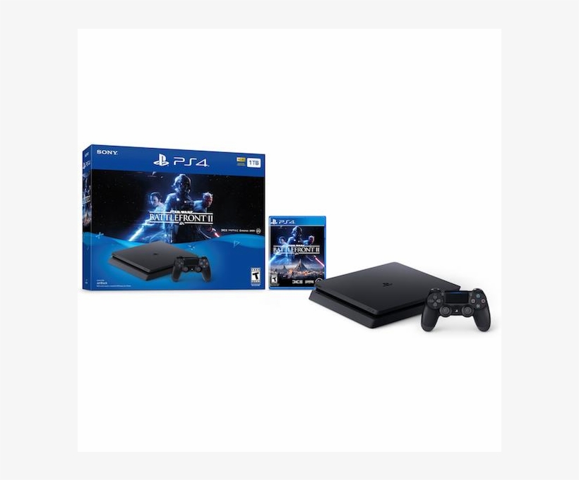 Auction - Playstation 4 Slim 1tb Console - Star Wars Battlefront, transparent png