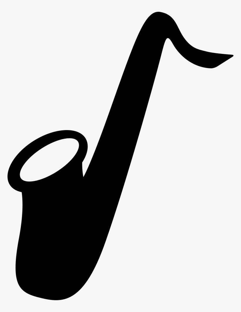 Alto Saxophone Silhouette At Getdrawings - Saxophone Silhouette, transparent png