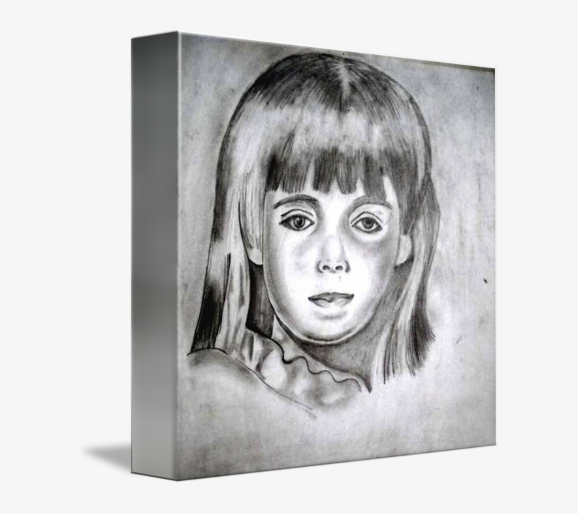 Little Girl By Andrew Akufo Clipart Stock - Sketch, transparent png