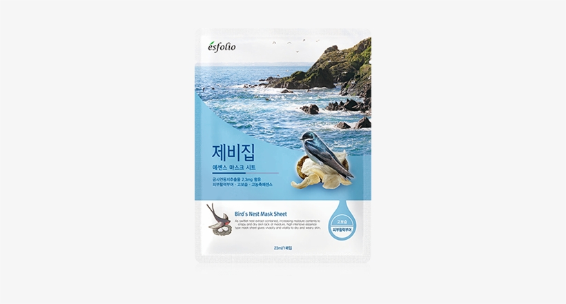 Bird's Nest Essence Mask Sheet - Esfolio Bird's Nest Essence Mask Sheet, transparent png