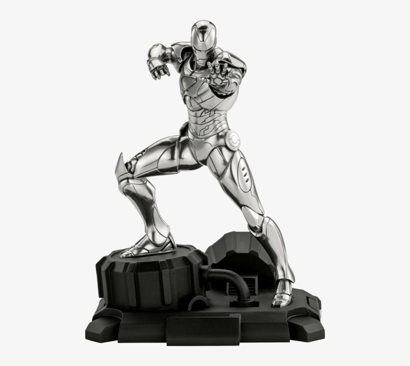 Iron Man Figurine Pewter Collectible - Royal Selangor Marvel, transparent png