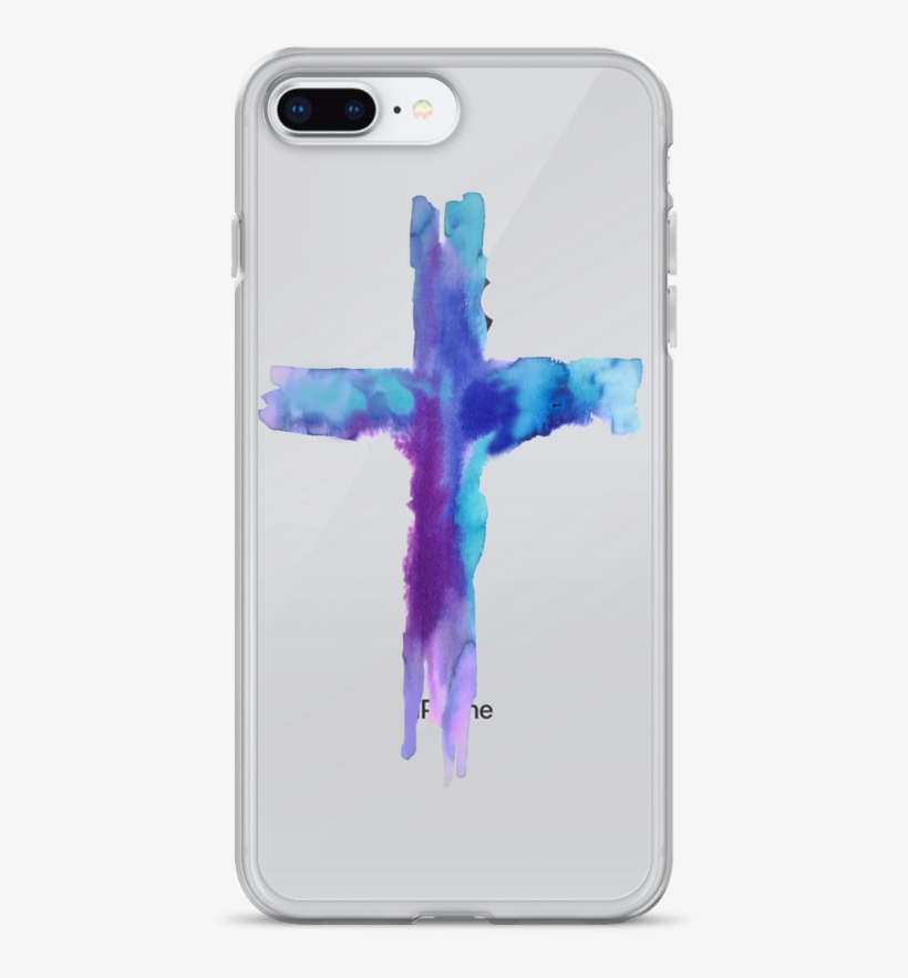 Watercolor Cross Iphone Case - Watercolor Painting, transparent png