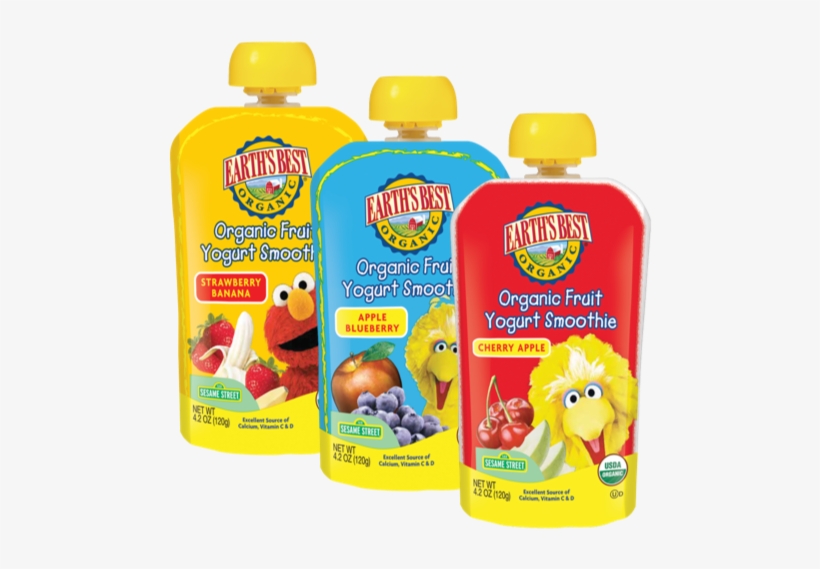 No Genetically Modified Ingredients - Earth's Best Yogurt Smoothie Cherry Apple, transparent png