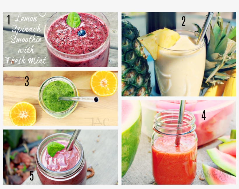 5 Summer Smoothies - Smoothie, transparent png