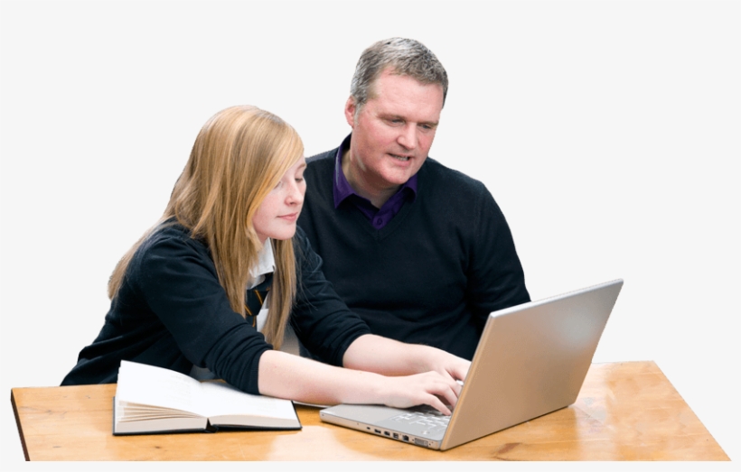 Teen And Parent Studying - Parents Studying, transparent png