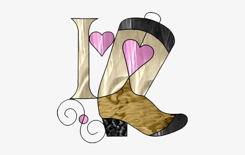 Boot - Stained Glass, transparent png