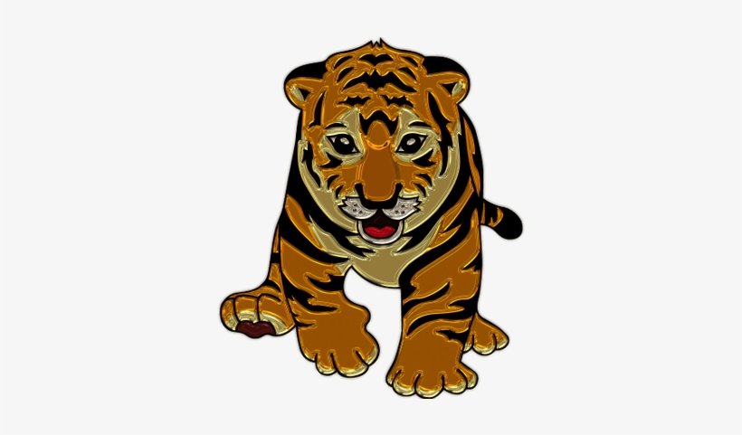 Lion Cub Plastic Art - Tiger Vector, transparent png