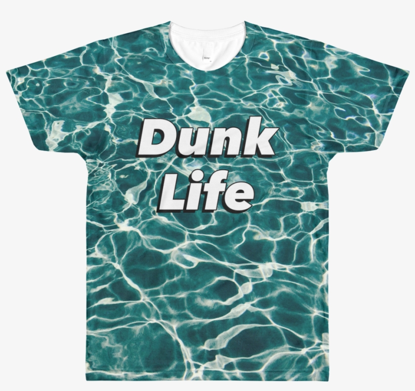 Aqua Dunk Life T-shirt - Zazzle Poolwassermuster Baby-decke, transparent png