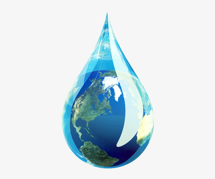 Drop - Earth In A Water Drop, transparent png