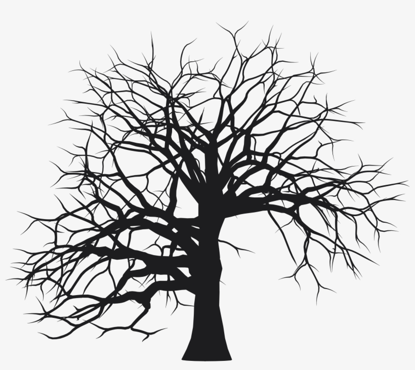 Leafless Tree Drawing At Getdrawings - Leafless Tree Silhouette Png, transparent png