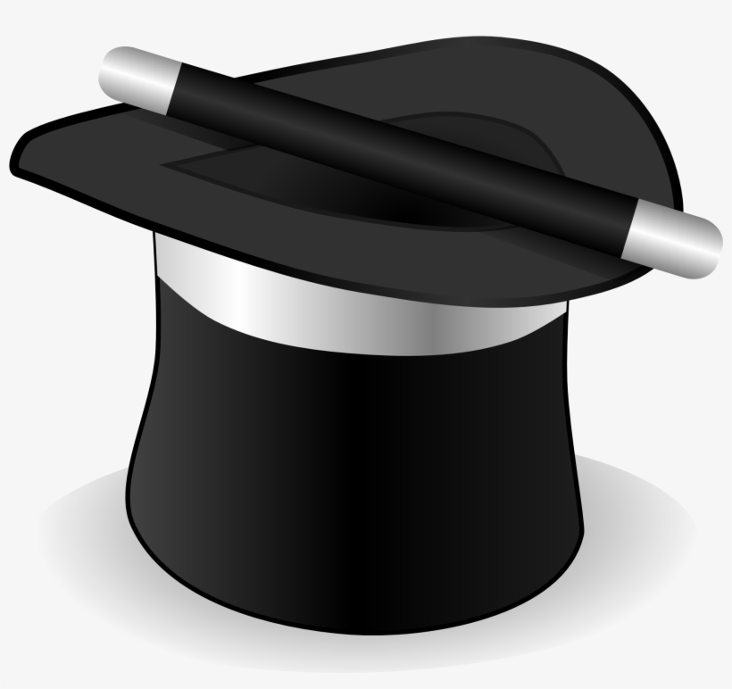 Magic Wand Png Transparent Image - Magic Hat Clip Art, transparent png