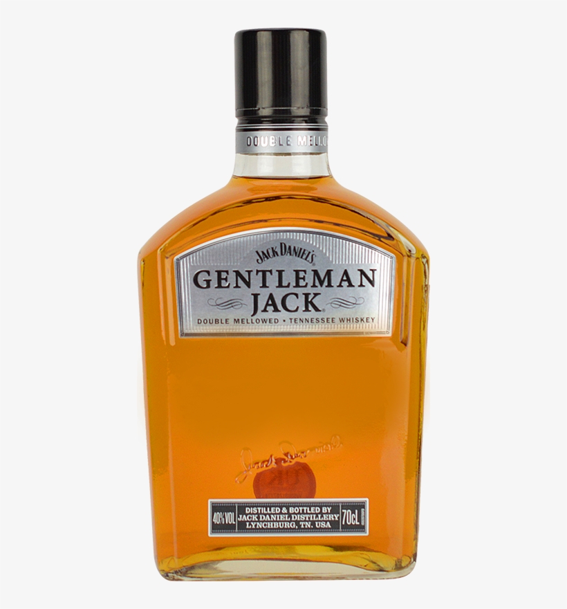 Engraved Text On A Bottle Of Personalised Jack Daniels - Whisky Gentleman, transparent png