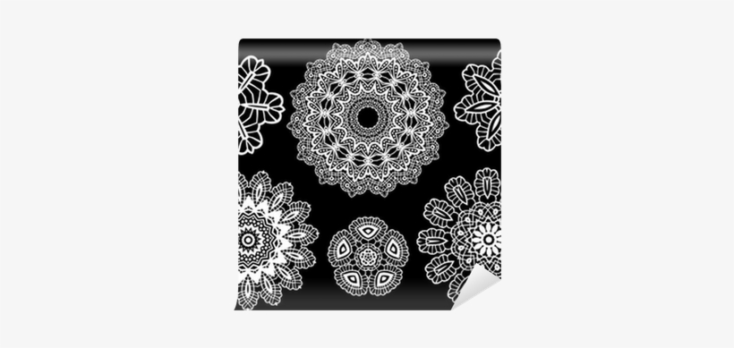 Lace Vector Png Download - Lace Pattern Vector, transparent png