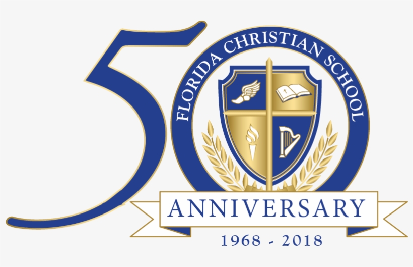Final Fcs 50th Anniversary Logo Transparent - Florida, transparent png