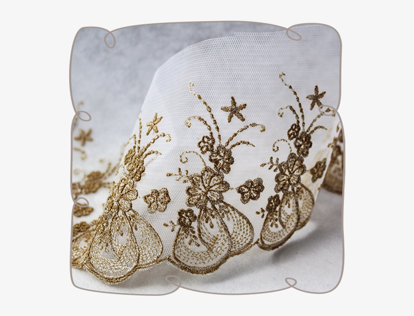 Beautiful Swirl Lace - Embroidery, transparent png