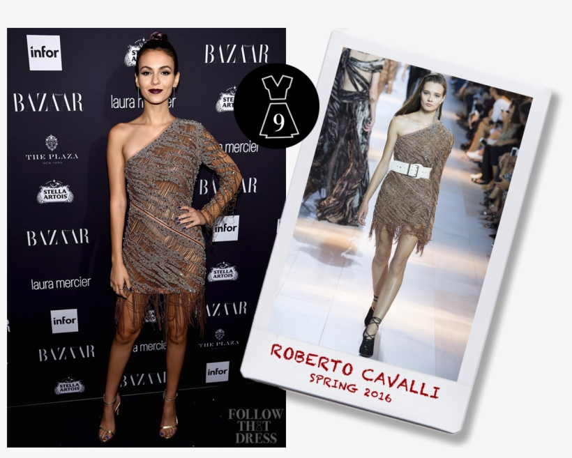 Victoria Justice In Roberto Cavalli Spring - New York City, transparent png