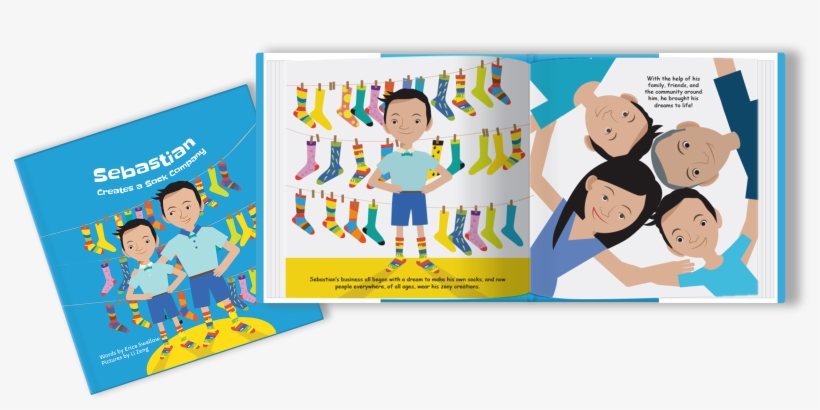 “sebastian Creates A Sock Company” Special Edition - Sebastian Creates A Sock Company (entrepreneur Kid), transparent png