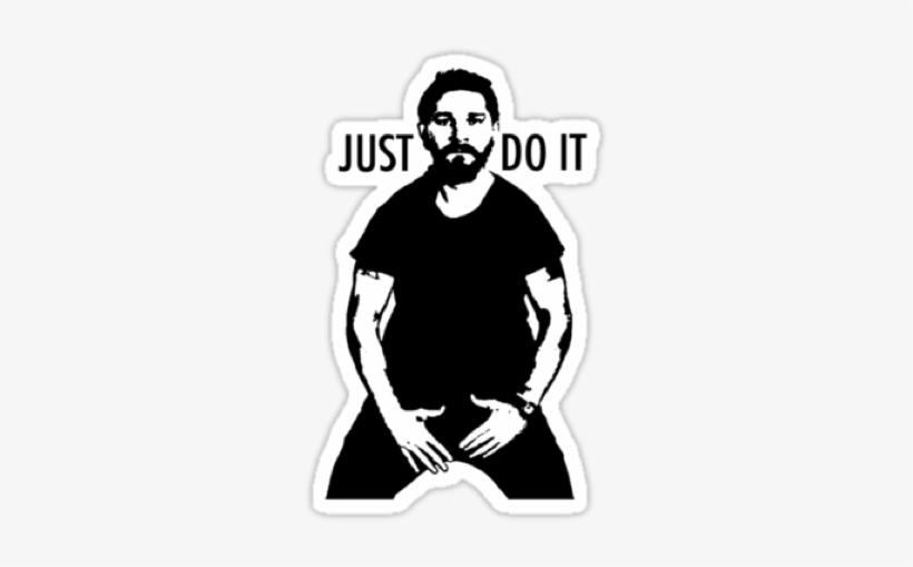 To Finish An Essay Past Midnight, The Inspirational - Just Do It Shia, transparent png