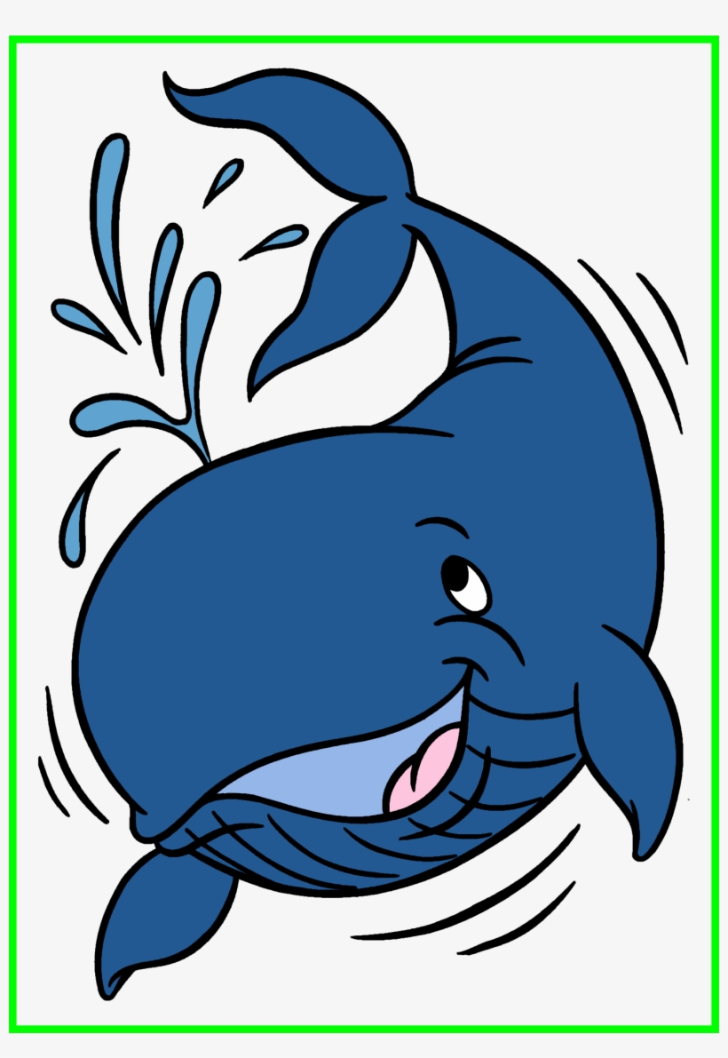 Fly Fish Clipart - Free Cartoon Whale Clipart, transparent png
