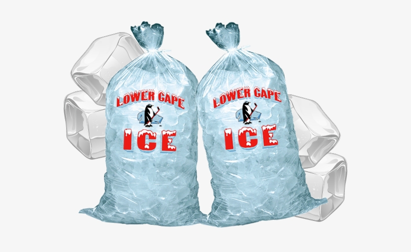 Elkay Plastics Metallocene Ice Bag -- Plain - 12 X, transparent png