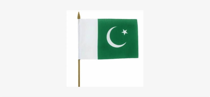 Pakistan Hand Flag - Satin Pakistan Flag - 6x9", transparent png