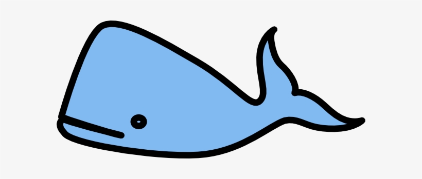 Bluewhale Clip Art At Clker - Whale Clipart, transparent png