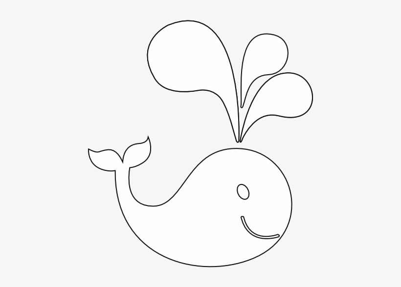 Whale Black And White Baby Beluga Clipart Gclipart - Black And White Image Whale, transparent png