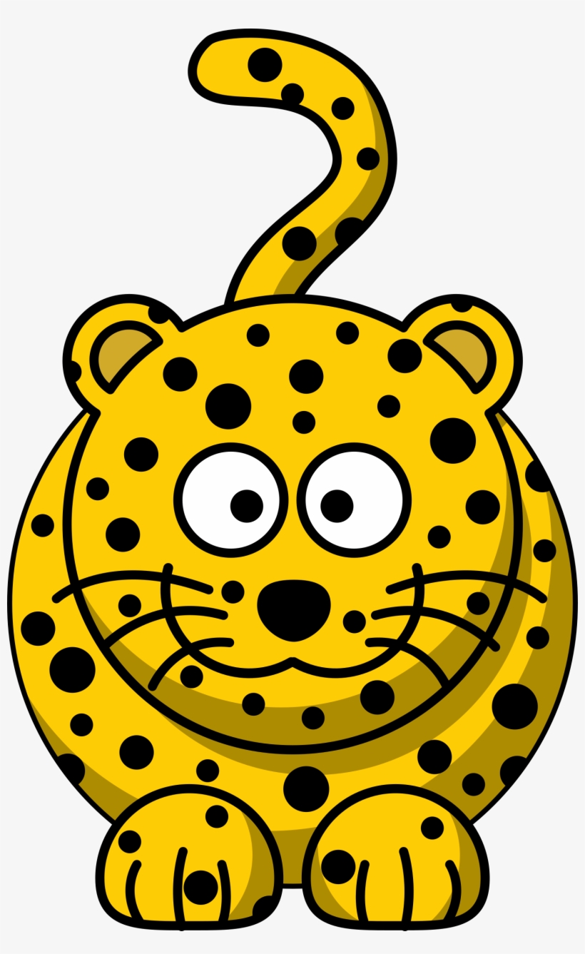 Vector Free Jaguar Cartoon Free On Dumielauxepices - Cartoon Leopard, transparent png