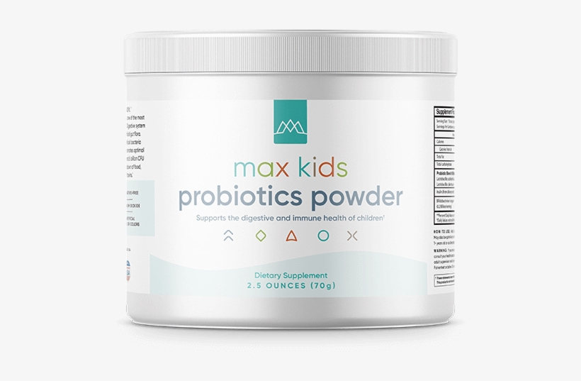Max Kids Probiotics Powder, - Cosmetics, transparent png