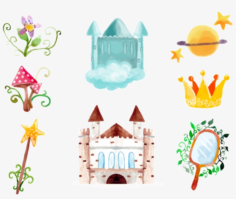Este Gráficos Es Cartoon Fairy Tale World Supplies - Watercolor Illustration Of A Red Mushroom Wine Stopper, transparent png