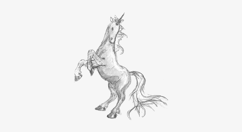 Drawing Unicorn Hand Painted Handpainted - Drawing, transparent png