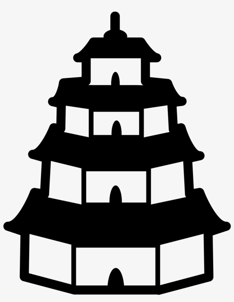 Pagoda Icon -, transparent png