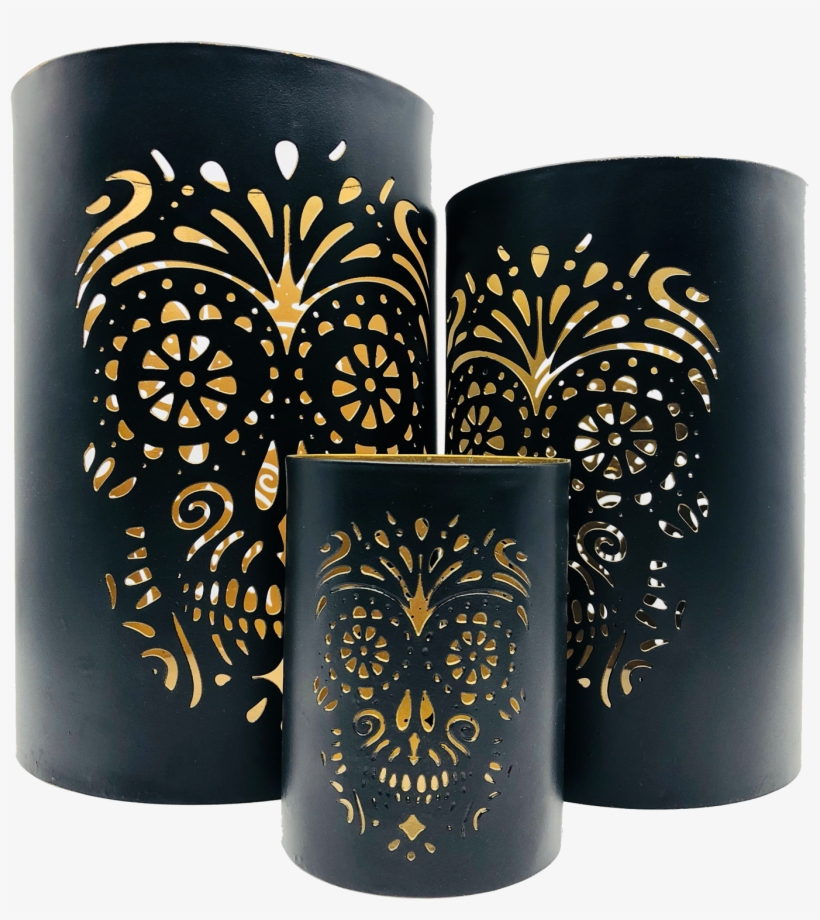 Skull Candle Holder Set Of, transparent png