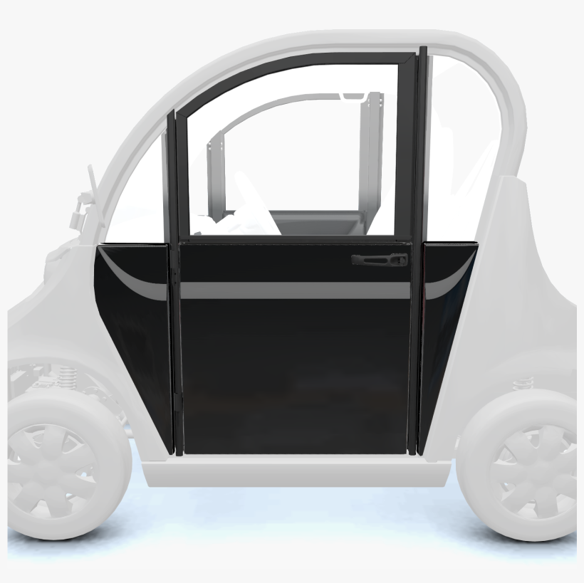 Full Door Left, Black - Model Car, transparent png