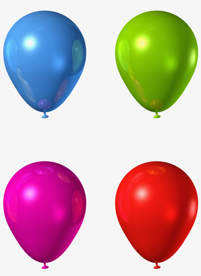 006 - Imagenes De 4 Globos, transparent png