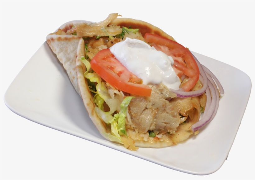 Chicken Gyros Sandwhich - Mustard Sauce Gyro, transparent png