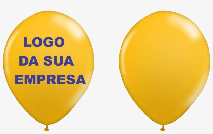 Balão Personalizado Impressão Um Lado, Uma Cor Para - Balloon, transparent png