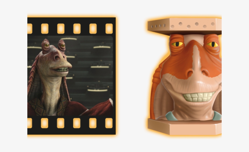 Luke Skywalker Clipart Jar Jar Binks - Star Wars Jar Jar Binks Movie, transparent png