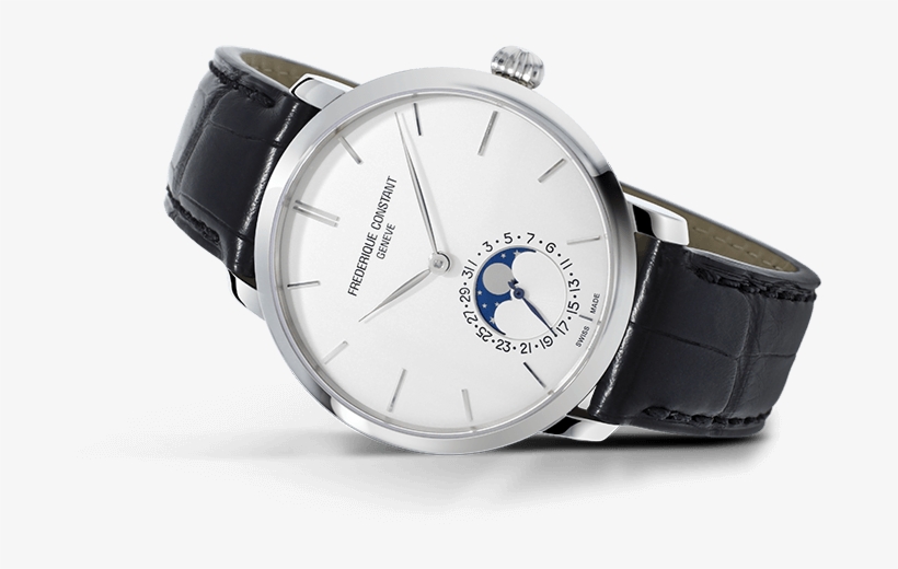 Manufacture Slimline Moonphase - Frederique Constant Classic Business Timer, transparent png